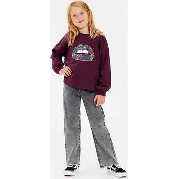 Dívčí mikina The NEW Pflaume 5588996 98