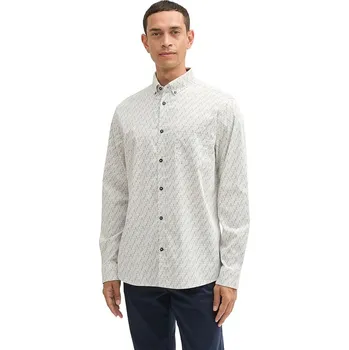 Pánská móda Košile Tom Tailor Creme 774513 L