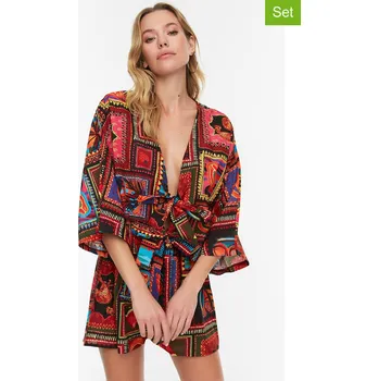 Dámské tričko trendyol Rot/ Bunt 5608372 38