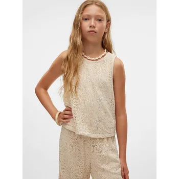 Tričko Vero Moda Girl Beige 9916423 134