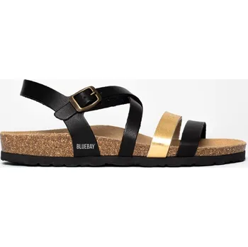 Dámské sandále Blue Bay Schwarz/ Gold 2046882 39