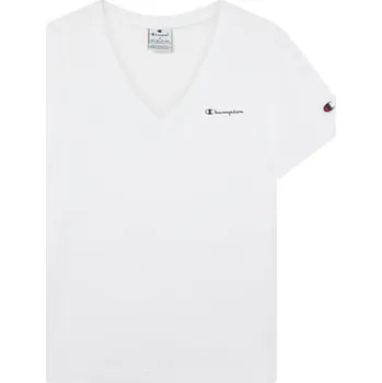 Dámská móda Tričko Champion Weiß 7000731 M