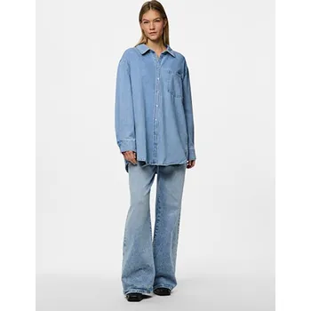 Dámská košile Košile Pieces Hellblau 4936326 S