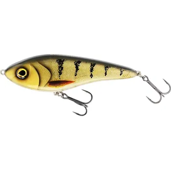 Umělá nástraha Westin Wobler Jerk 3D Amber Perch 14 cm 60 g Suspending