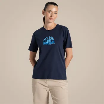 Dámské tričko Tričko Craghoppers BlueNavyGrow 1217490 12 (M)