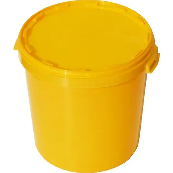 kbelík JaHan Plastový kbelík kulatý 33 l bez ručky, žlutý