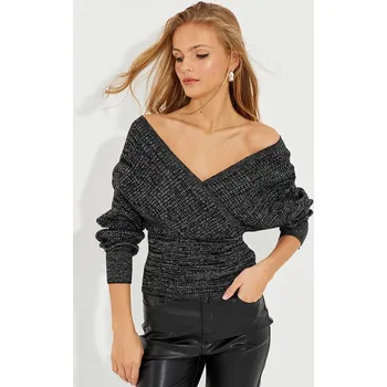 Dámský svetr So You Dunkelgrau 6474675 XL