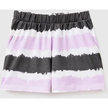 Dívčí kraťasy Benetton Lila/ Anthrazit 6774049 130