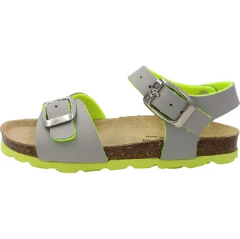 Chlapecké sandály Little Sky Grau/ Limette 9397734 25