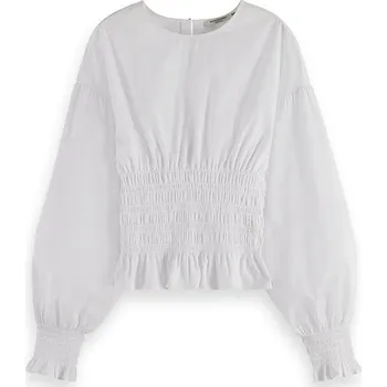 Dámské tričko Scotch & Soda Weiß 9996989 34