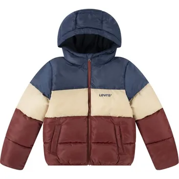 Chlapecká bunda Levi's Kids Dunkelrot/ Dunkelblau/ Beige 553986 164