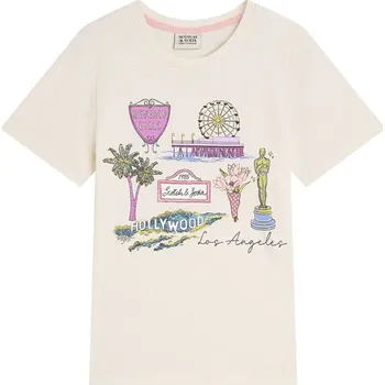 Dívčí tričko Tričko Scotch & Soda Creme 3970068 134