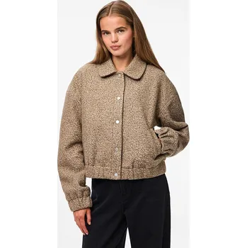 Dámská vesta Bunda Pieces Camel 7945528 XS