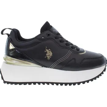 Dámská móda Tenisky U.S. Polo Assn. Schwarz/ Gold 1869809 39