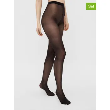 Dámské punčochy Pieces Schwarz - DEN 20 186213 S