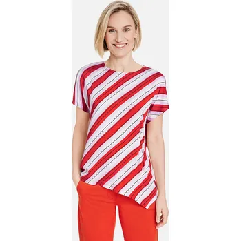 Dámské tričko Tričko Gerry Weber Rot/ Weiß 6153098 38