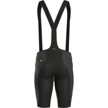 Cyklistické kalhoty ALÉ Cyklistické kalhoty krátké s laclem - R-EV1 PRO RACE STRONG - černá XL