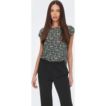 Tričko ONLY Petrol/ Schwarz 9158152 38