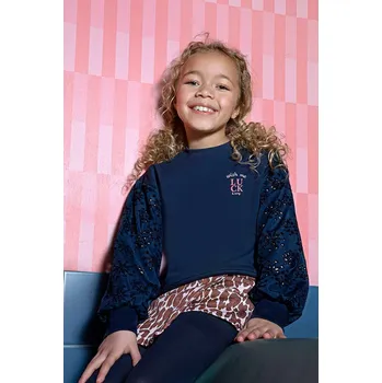 Dívčí mikina B.Nosy Dunkelblau 4137111 116