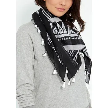 Šála MENTHE À L'O Schwarz - (L)140 x (B)140 cm 1484072 onesize