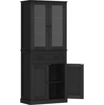 Kuchyňská skříňka 76 x 40 x 182,5 cm | černá