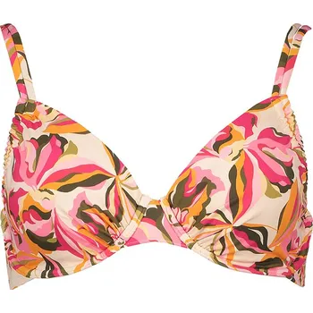 Dámské plavky Plavky s.Oliver Creme/ Pink 7017548 42C-Cup