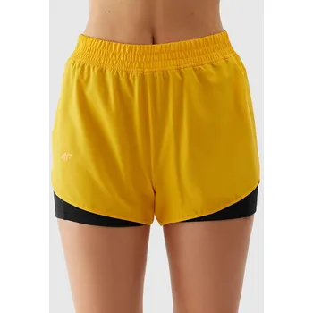 Dámské kalhoty 4F Gelb/ Schwarz 4364886 XS