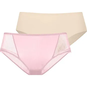 Dámské oblečení Kalhotky Dorina Beige/ Rosa 6221169 XL