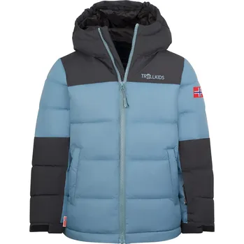Dívčí bunda Trollkids Hellblau 480807 128