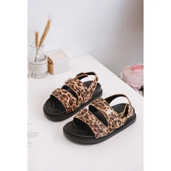 Dívčí sandály Rock & Joy Beige/ Braun 2497089 26