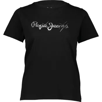 Dámské oblečení Tričko Pepe Jeans Schwarz 528580 S