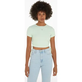 Dámské tričko Tričko TOMMY JEANS Mint 9968948 L