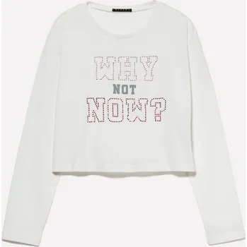 Dívčí tričko Tričko Sisley Weiß 8711013 168