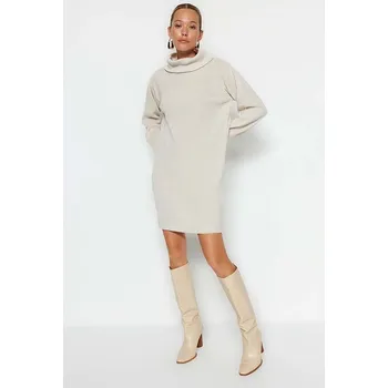 Dámské šaty Šaty trendyol Creme 1371966 S