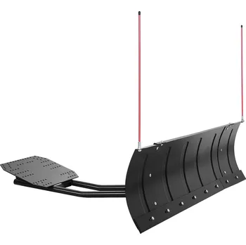 Zahrada Vevor Radlice na sníh nastavitelná 109/152 cm, ocelová s gumou pro UTV a ATV