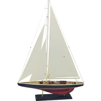 SEA Club Plachetnice, dřevo s látkovými plachtami, D: 60cm, V: 86cm