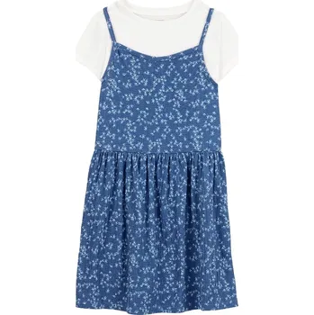 Dívčí šaty carter's Weiß/ Blau 957661 116