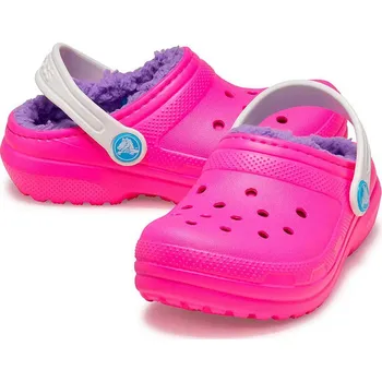 Dívčí pantofle Crocs Pink/ Lila 3366426 30