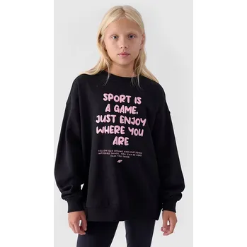 Dívčí mikina 4F Schwarz 705972 128