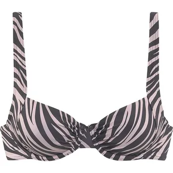 Dámské plavky Plavky LASCANA Grau/ Schwarz 4267094 40D-Cup