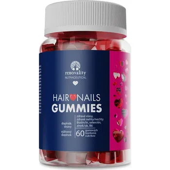 Renovality Hair & Nails Gummies 60 ks