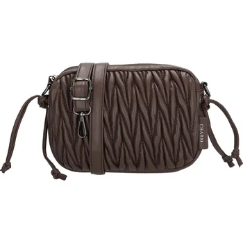 Dámská crossbody kabelka Charm London West End - tmavě hnědá - 15x20 cm