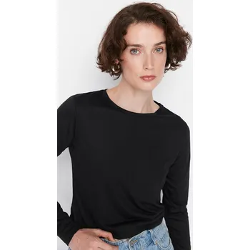 Dámské tričko trendyol Schwarz 9063720 L