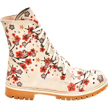 Dámské kozačky Boty Streetfly Beige/ Bunt 7917996 41