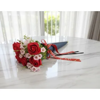 umělá květina Kytice růží ve flower boxu BEAUTYLife 1