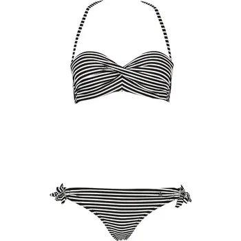 Dámské plavky Plavky s.Oliver Schwarz/ Weiß 7009648 38D-Cup