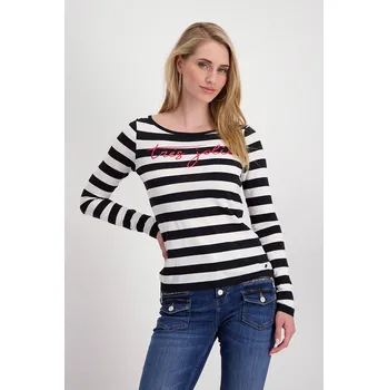 Dámské tričko monari Weiß/ Schwarz 3004053 38