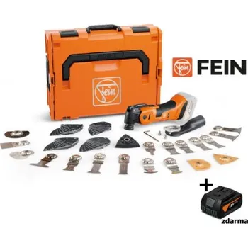 FEIN Akumulátorový MULTIMASTER AMM 700 Max Top AS Oscilační akumulátorové nářadí + akumulátor 4Ah zdarma 71293663000_1 Sleva 33.48%, při nákupu nad 3500,-Kč doprava zdarma