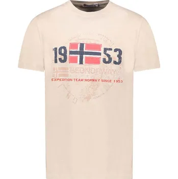 Chlapecké tričko Tričko Geographical Norway Beige 5085839 128