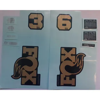 Vidlice na kolo NÁLEPKY FOX NA VIDLICI 36 A 36SL SADA - 36SL F-S 2026 KASHIMA NA ČERNOU VIDLICI